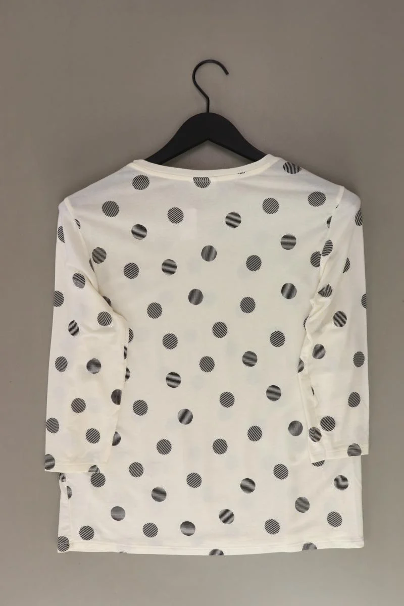 Vero Moda Regular Shirt Gr. S gepunktet 3/4 Ärmel creme aus Lyocell