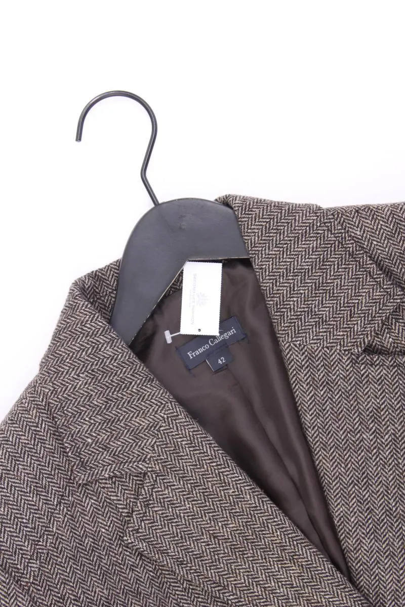 Franco Callegari Regular Blazer Gr. 42 braun aus Polyacryl