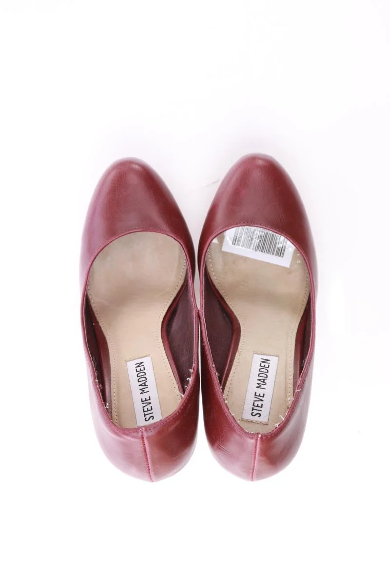 Steve Madden Pumps Gr. 37,5 rot aus Leder