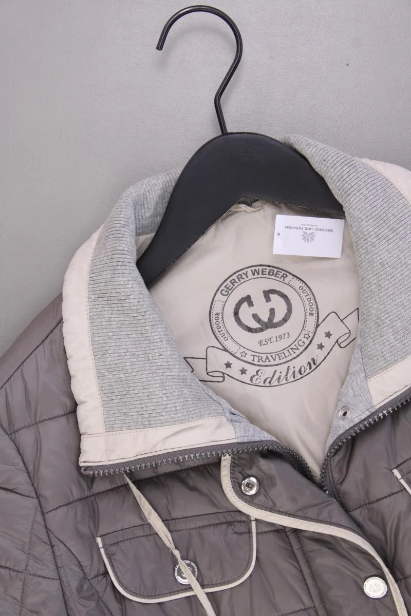 Gerry Weber Classic Jacke Gr. 42 grau aus Polyamid
