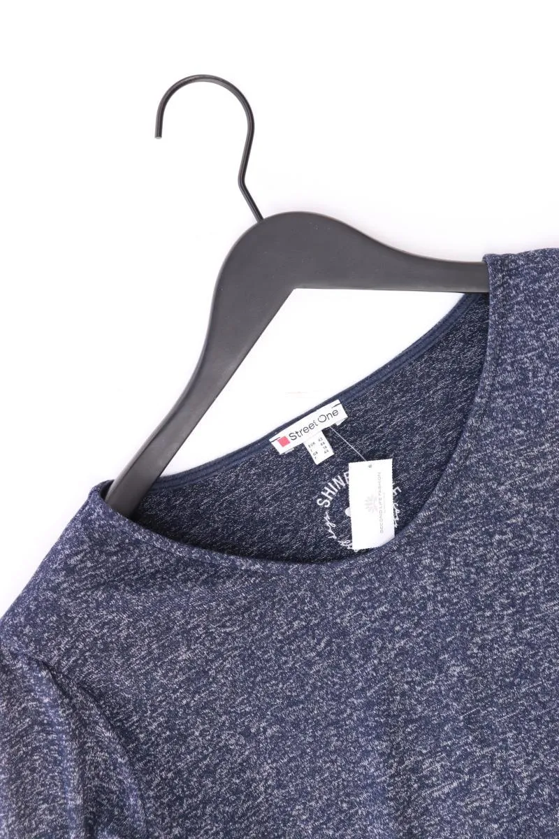 Street One Regular Shirt Gr. 42 3/4 Ärmel blau