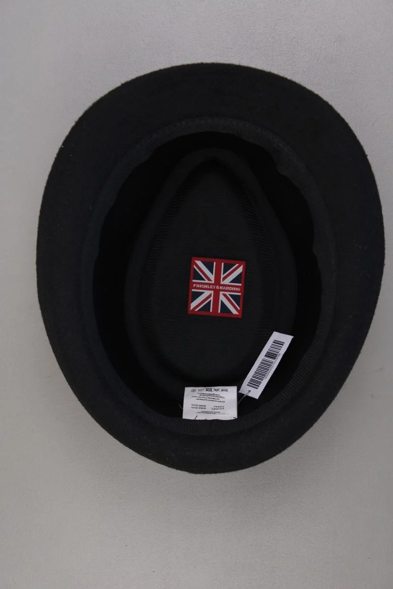 Finshley&Harding Hut Größe S / 55,5cm für Herren schwarz aus Polyester