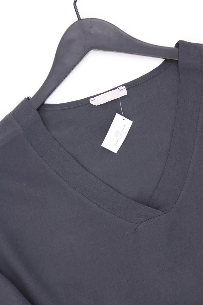 Made in Italy Langarmkleid Gr. OneSize grau aus Viskose