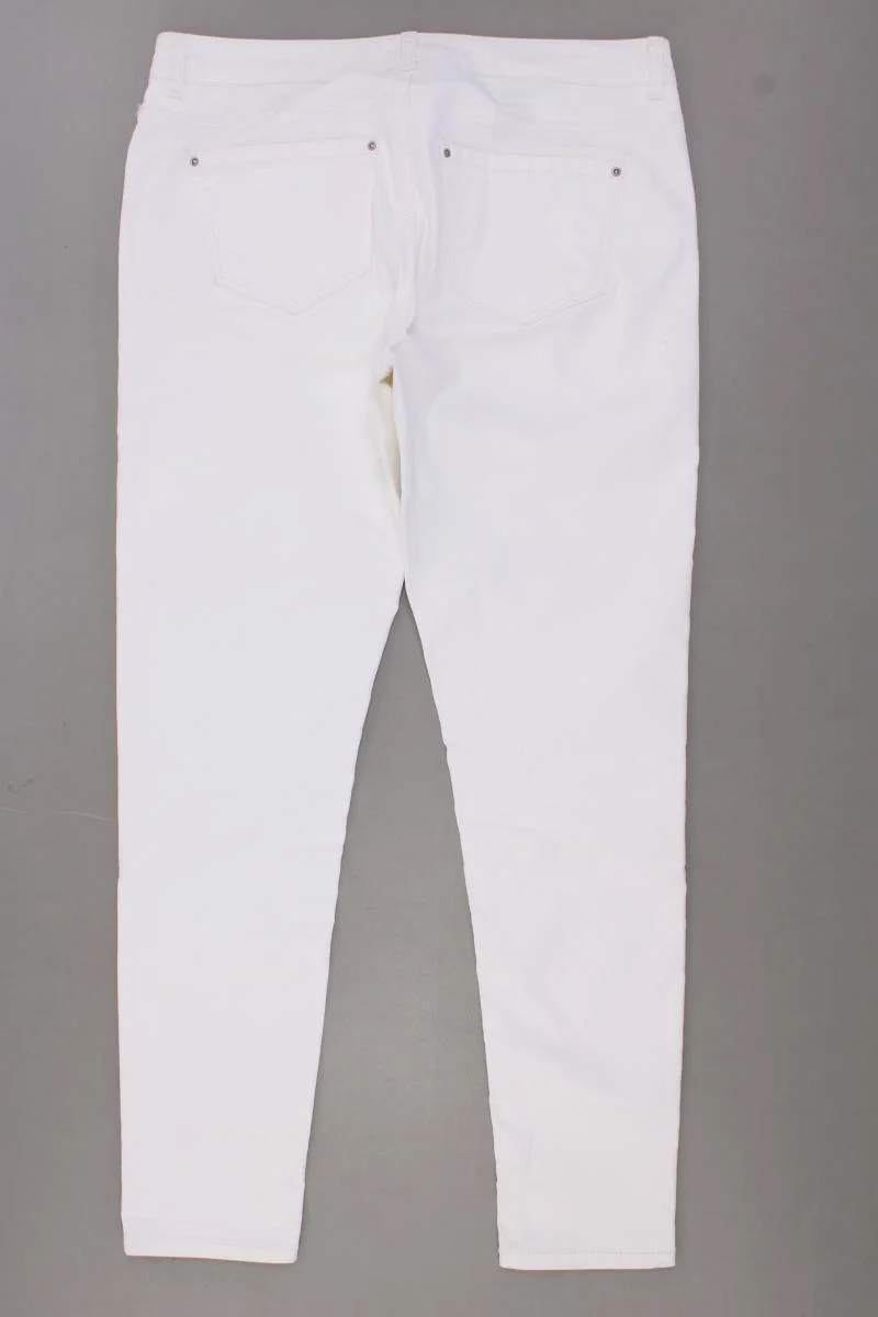 Hallhuber Hose Gr. 42 creme aus Baumwolle