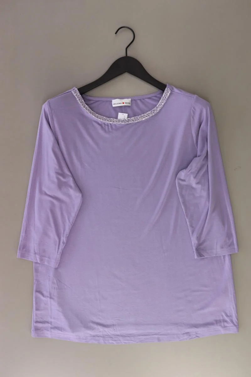 Helena Vera Regular Shirt Gr. 46 3/4 Ärmel lila aus Viskose