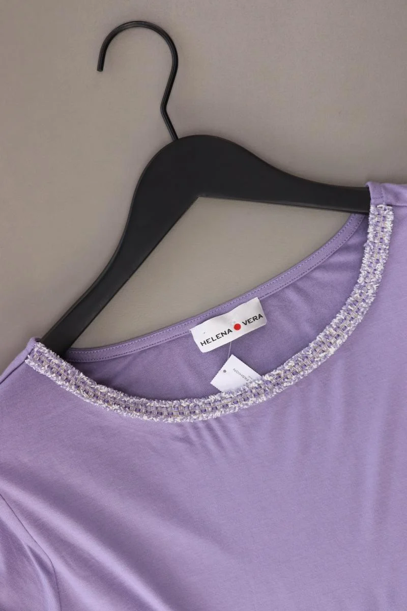 Helena Vera Regular Shirt Gr. 46 3/4 Ärmel lila aus Viskose