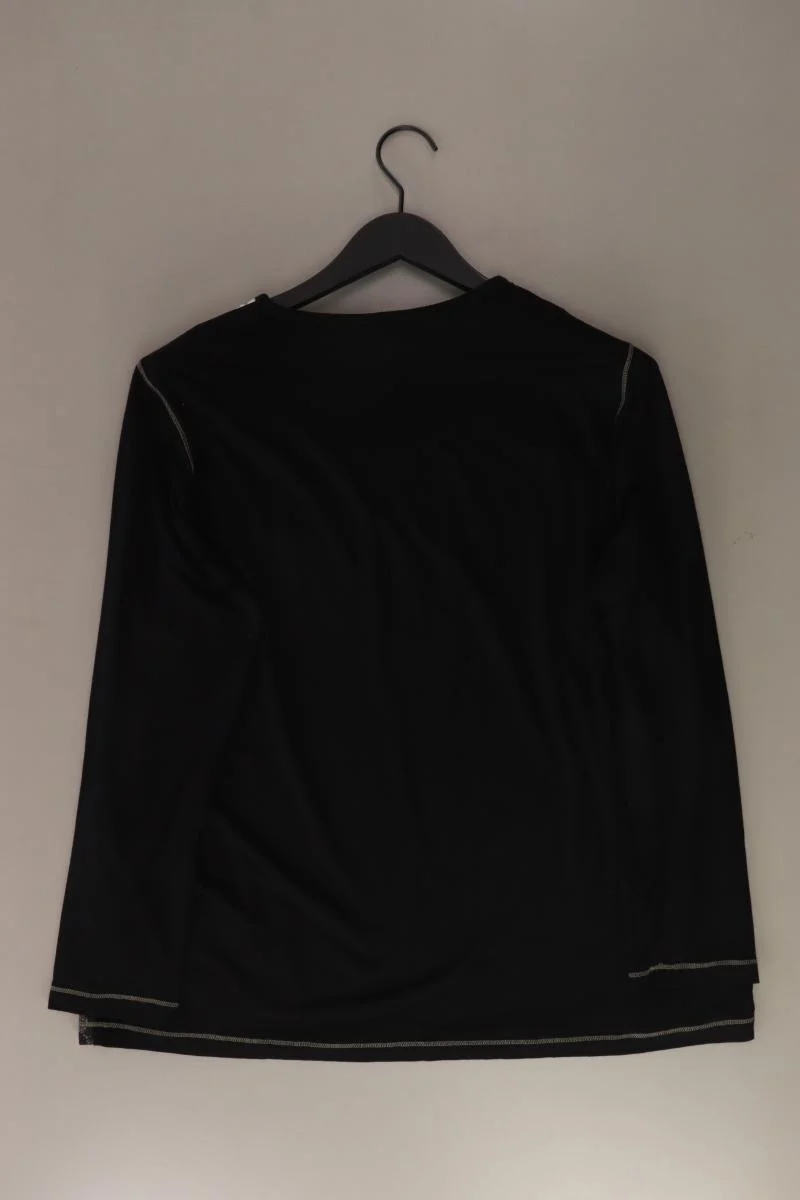 Gelco Printshirt Gr. 48 Langarm schwarz aus Viskose