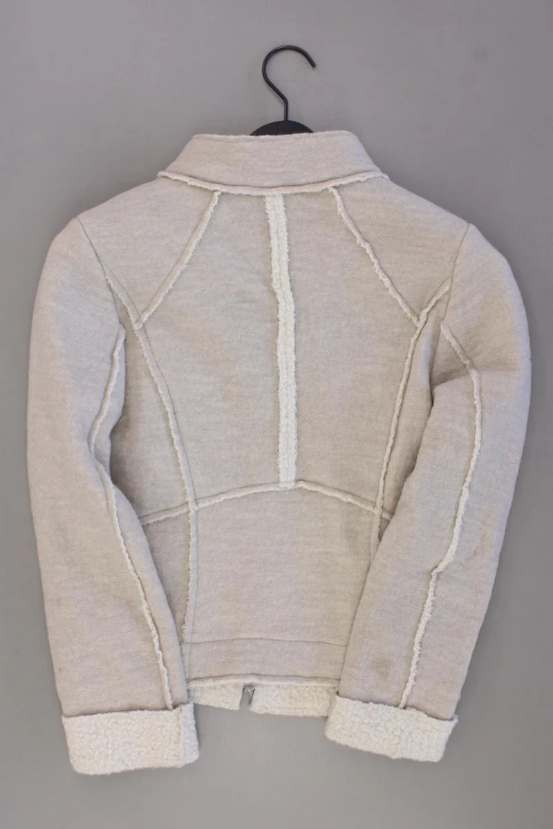 Marc Cain Regular Jacke Gr. 36 creme aus Mohair