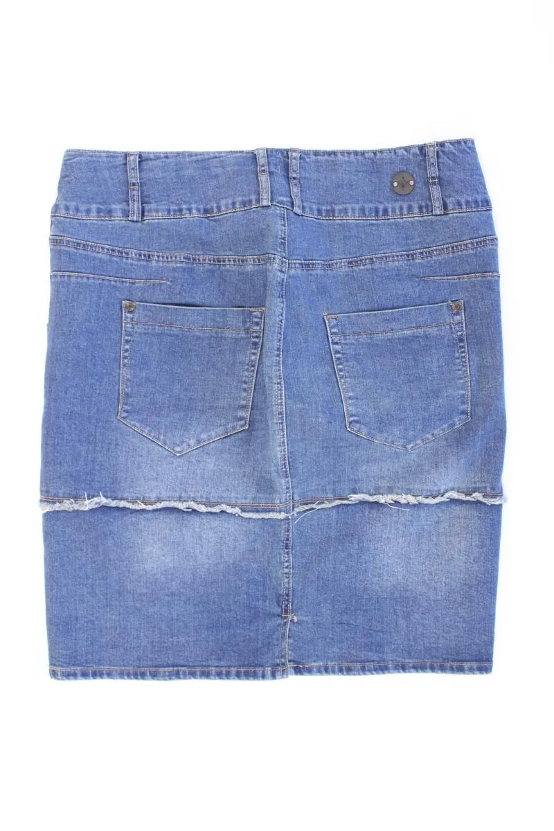 ADIA FASHION Jeansrock Gr. 46 blau aus Baumwolle