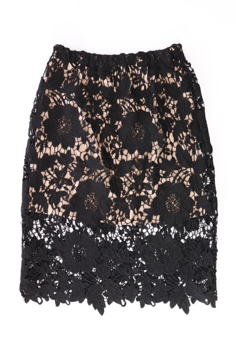 Sans Souci Spitzenock Gr. S schwarz aus Polyester