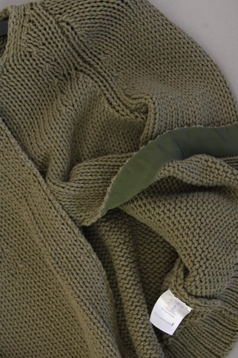 Dorothee Schumacher Strickjacke Gr. S 3/4 Ärmel olivgrün