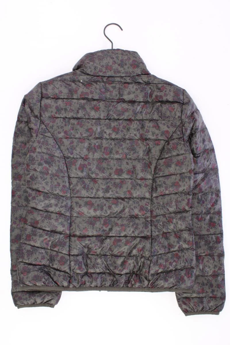s.Oliver Daunenjacke Gr. 38 mit Blumenmuster neuwertig olivgrün aus Polyester