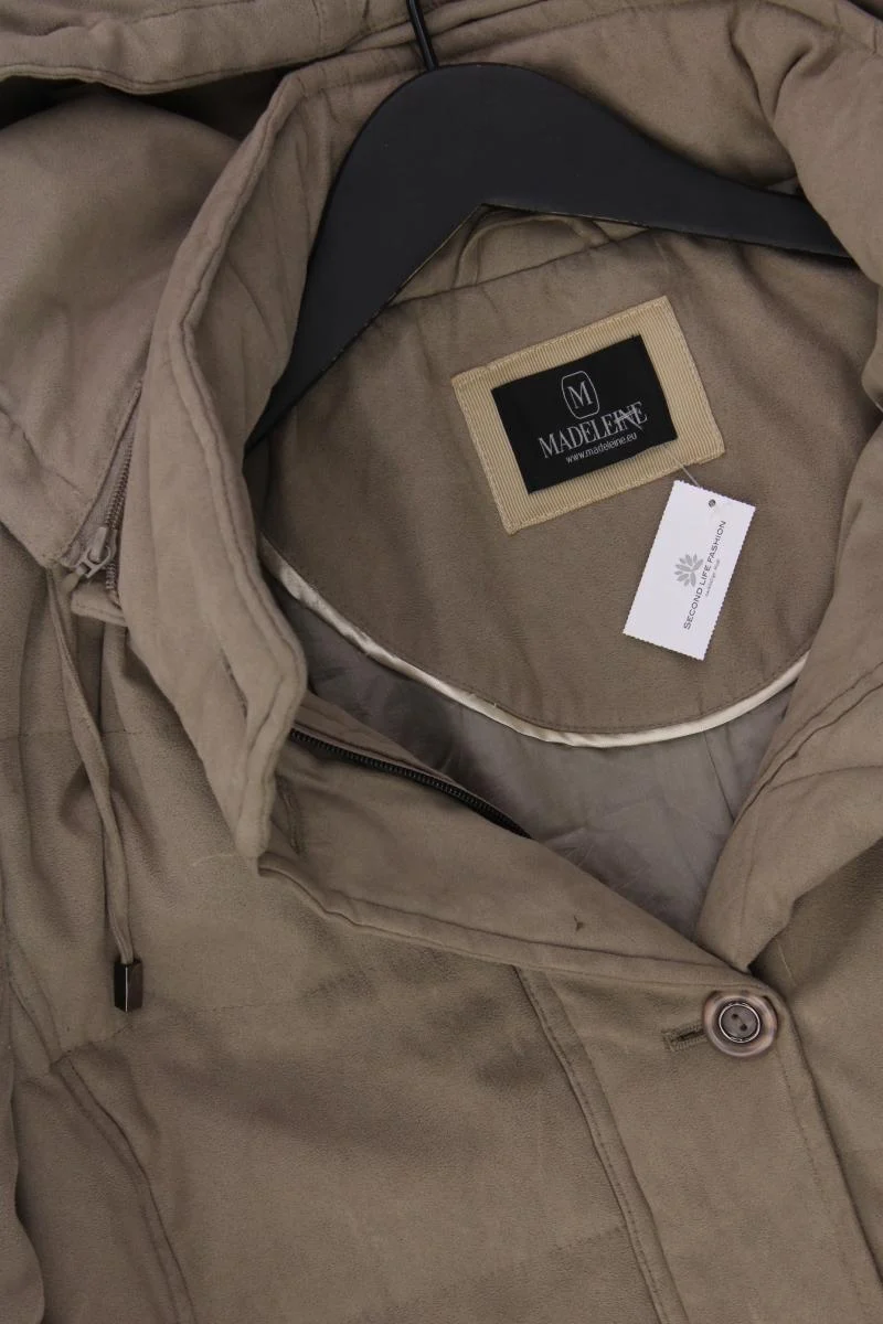 Madeleine Kapuzenmantel Gr. 40 braun aus Polyester