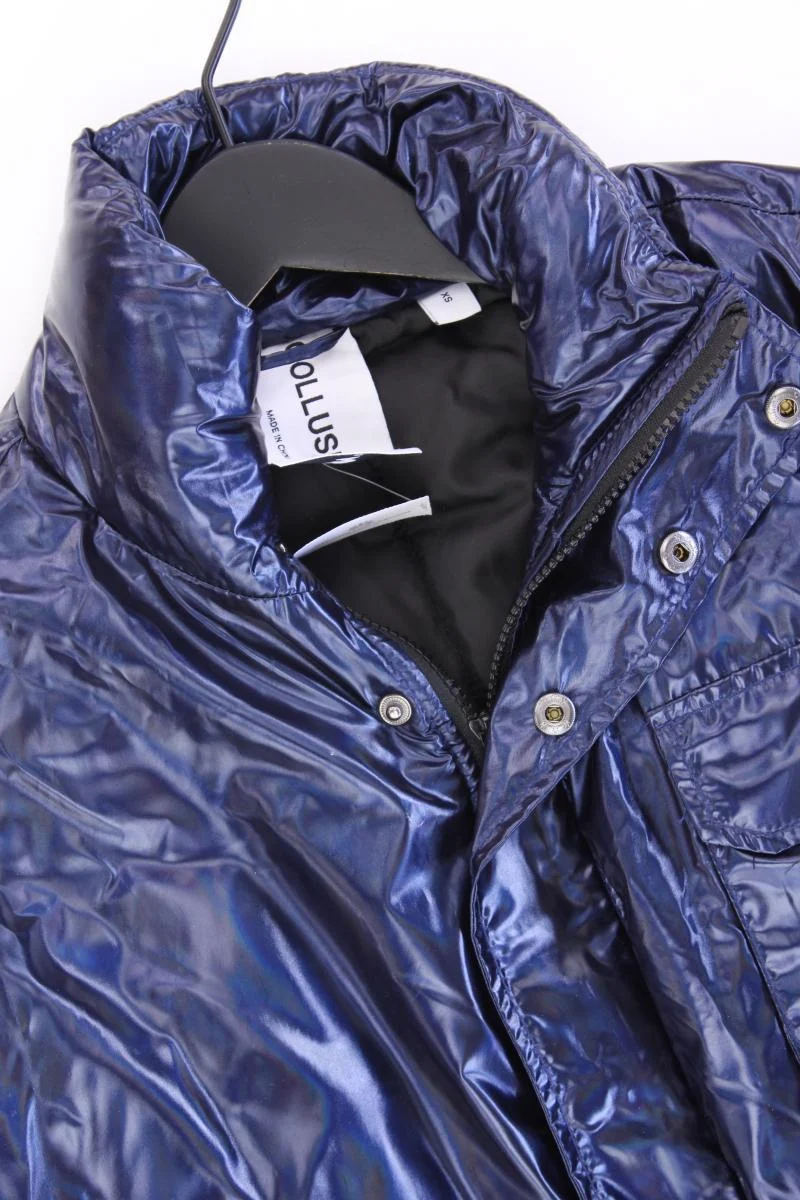 COLLUSION Comfort Jacke für Herren Gr. XS blau aus Polyester