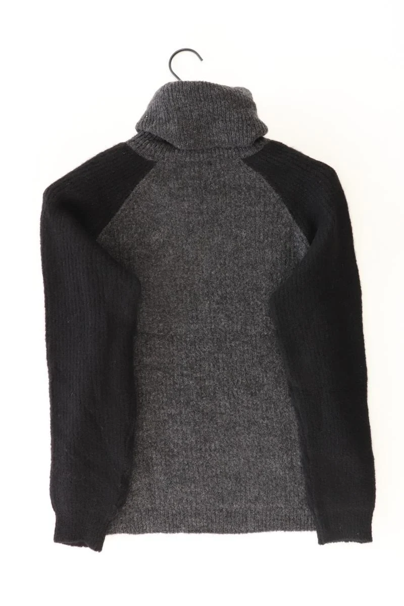 Herrlicher Rollkragenpullover Gr. S grau aus Polyacryl