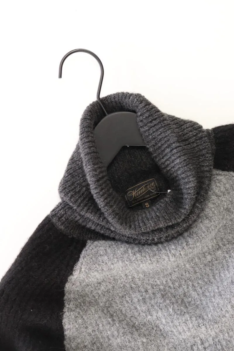 Herrlicher Rollkragenpullover Gr. S grau aus Polyacryl
