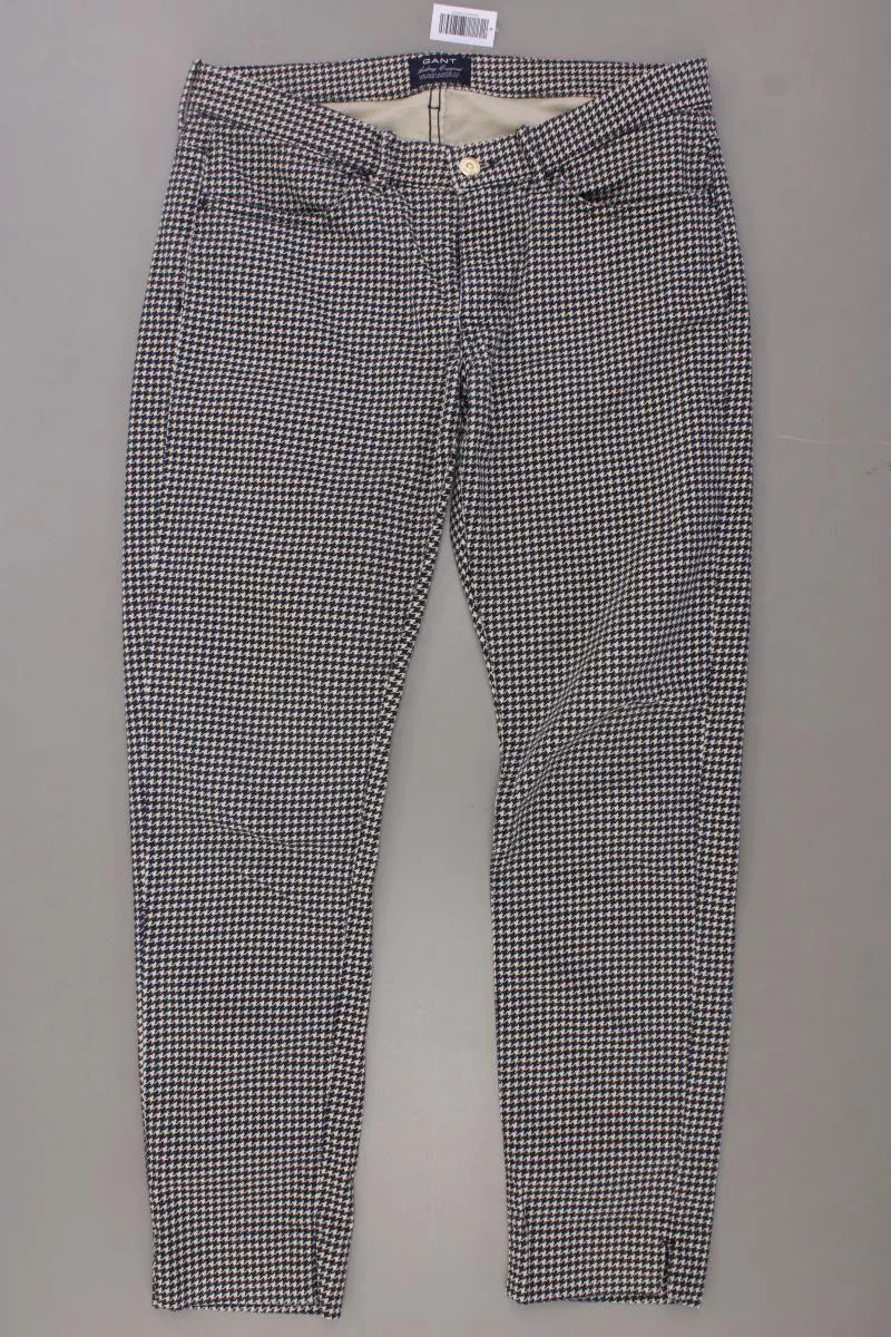 Gant Hose Gr. W29 hahnentritt blau aus Baumwolle