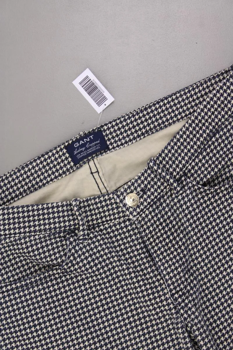 Gant Hose Gr. W29 hahnentritt blau aus Baumwolle