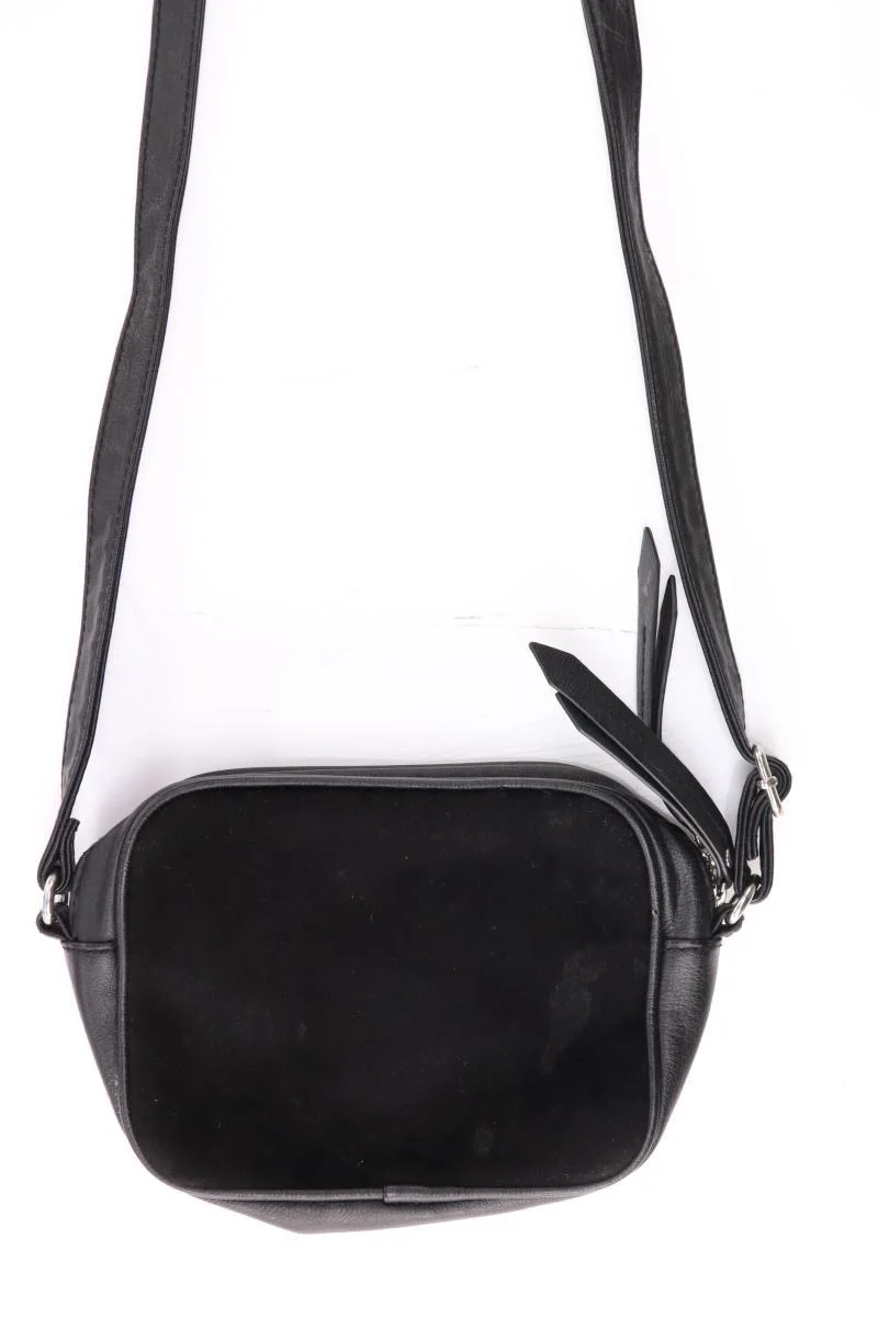 Divided Tasche schwarz aus Kunstleder