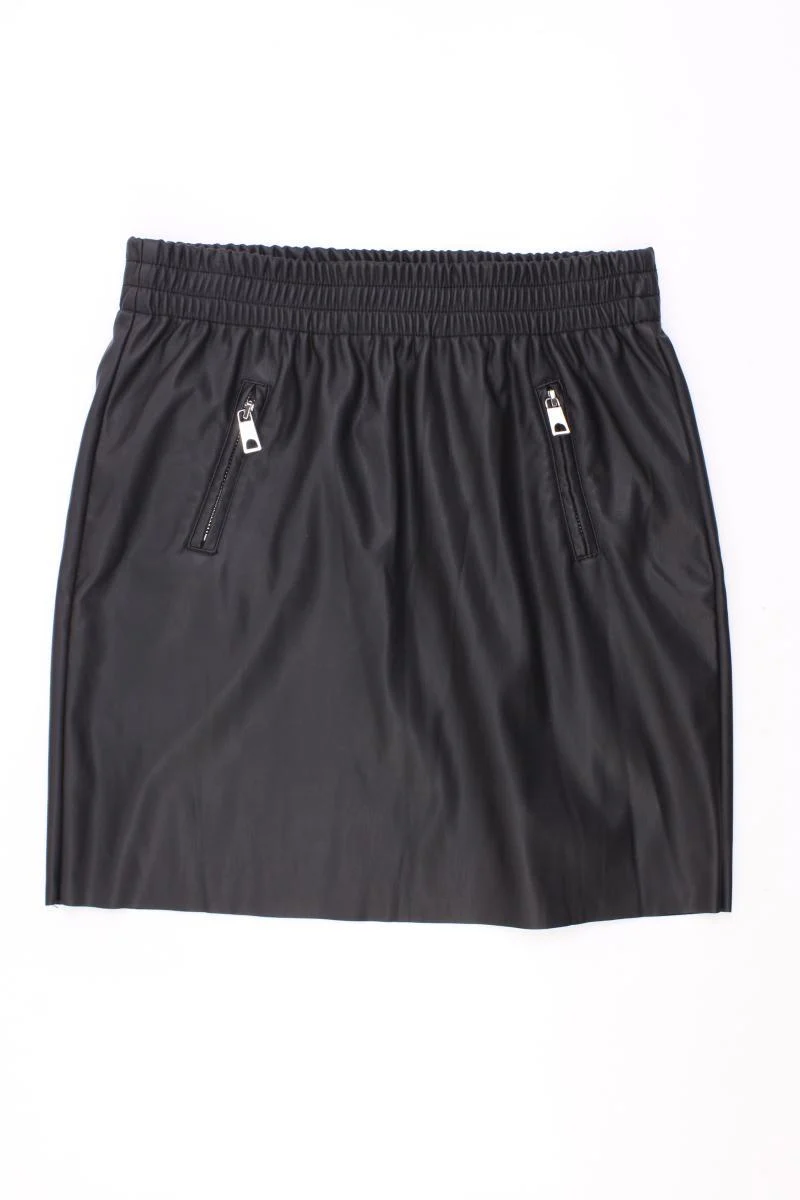 Only Kunstlederrock Gr. S neuwertig schwarz aus Polyester
