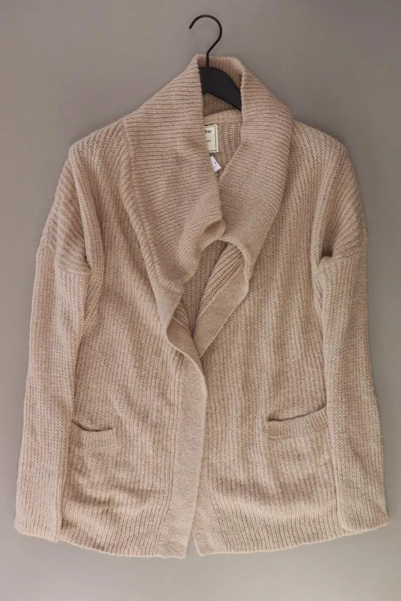 Abercrombie & Fitch Strickjacke Gr. XS Langarm creme aus Nylon