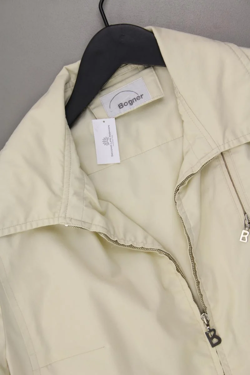 Bogner Lange Jacke Gr. M Vintage creme aus Polyester