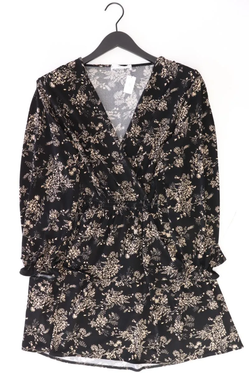 Mango Langarmkleid Gr. L schwarz aus Polyester