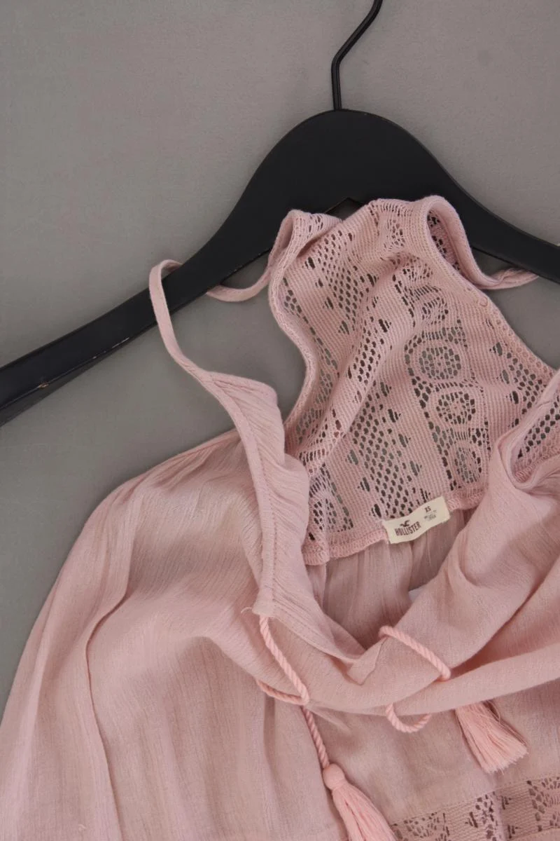 Hollister Spaghetti-Top Gr. XS rosa aus Baumwolle