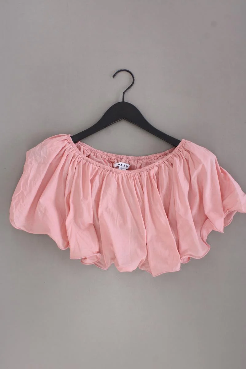 NA-KD Crop Top Gr. 34 rosa aus Baumwolle