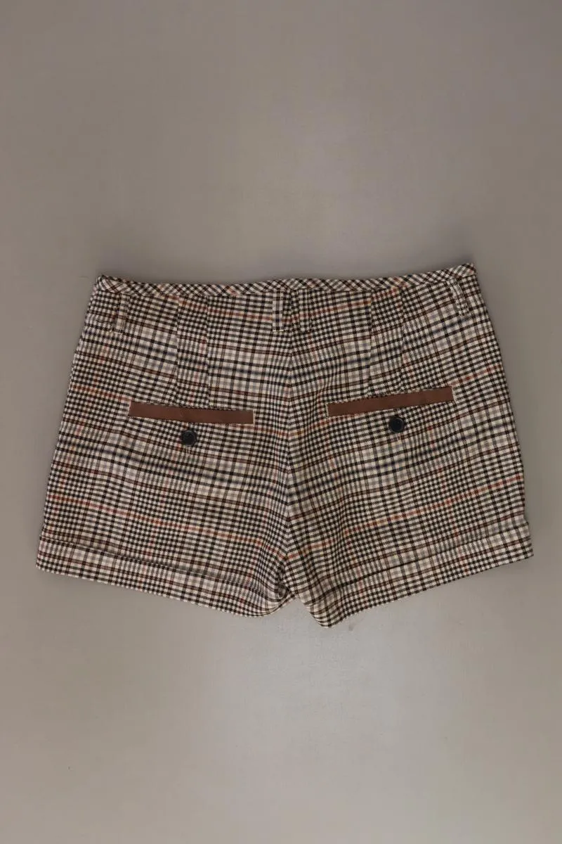 H&M Shorts Gr. 36 kariert braun aus Polyester