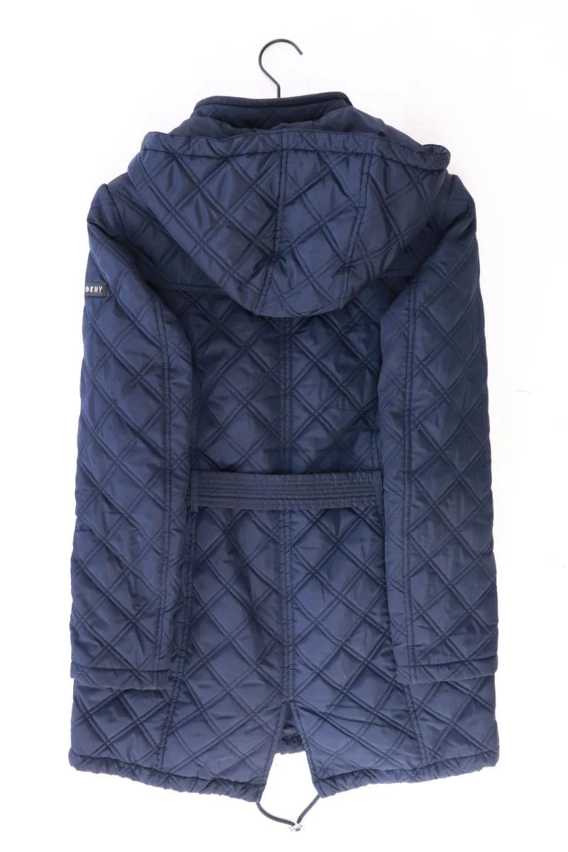 DKNY Kapuzenmantel Gr. S blau aus Polyester
