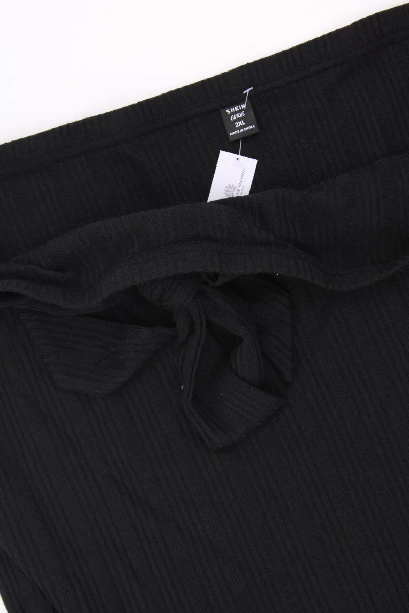 Shein Stretchrock Gr. XXL schwarz aus Polyester