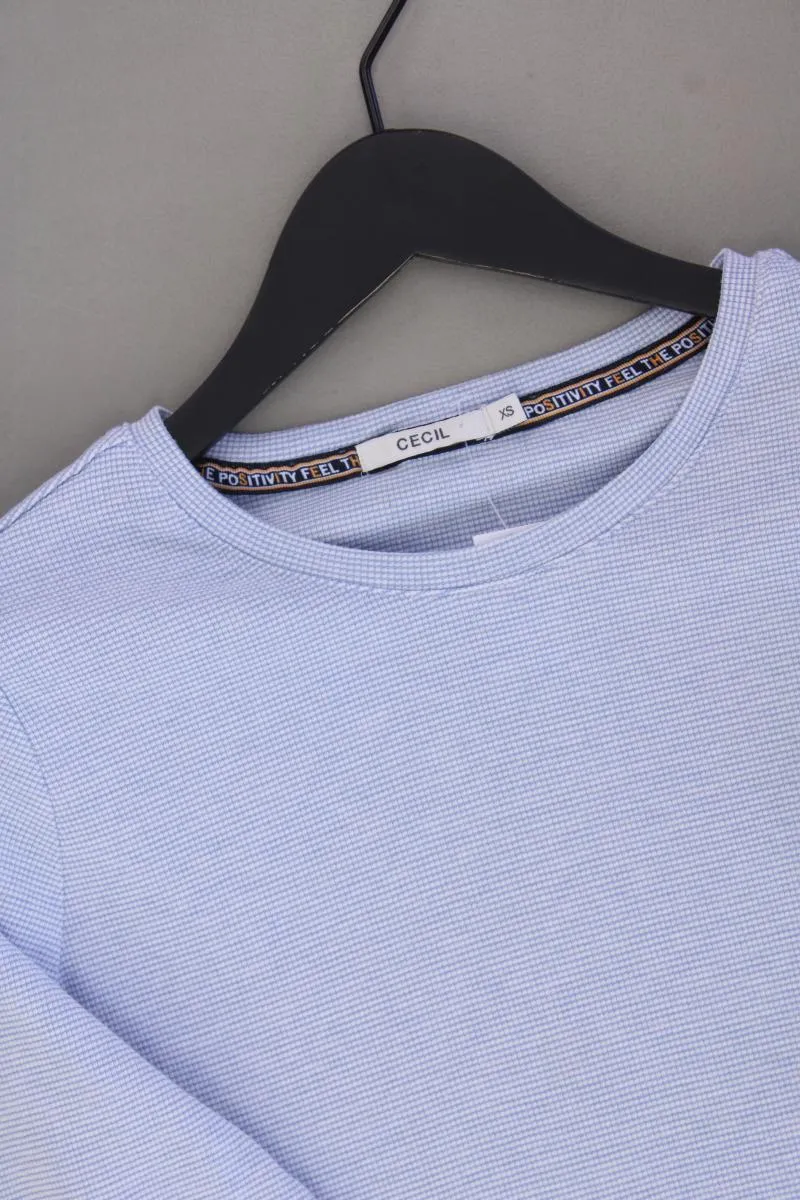 Cecil Feinstrickpullover Gr. XS blau