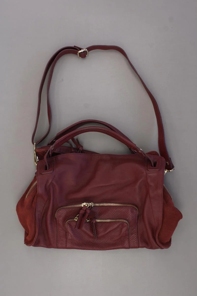minelli Henkeltasche rot aus Leder