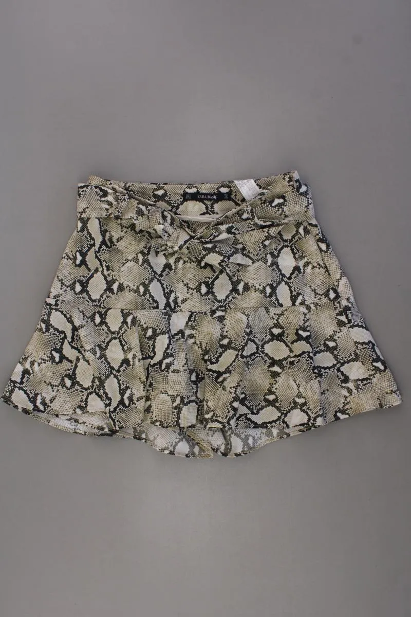 Zara Skort Gr. S mit Tierdruck neuwertig braun aus Polyester