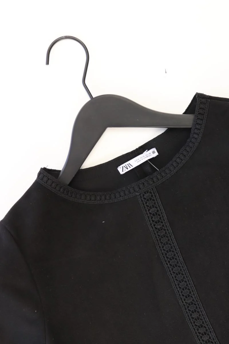 Zara Kurzarmkleid Gr. S schwarz