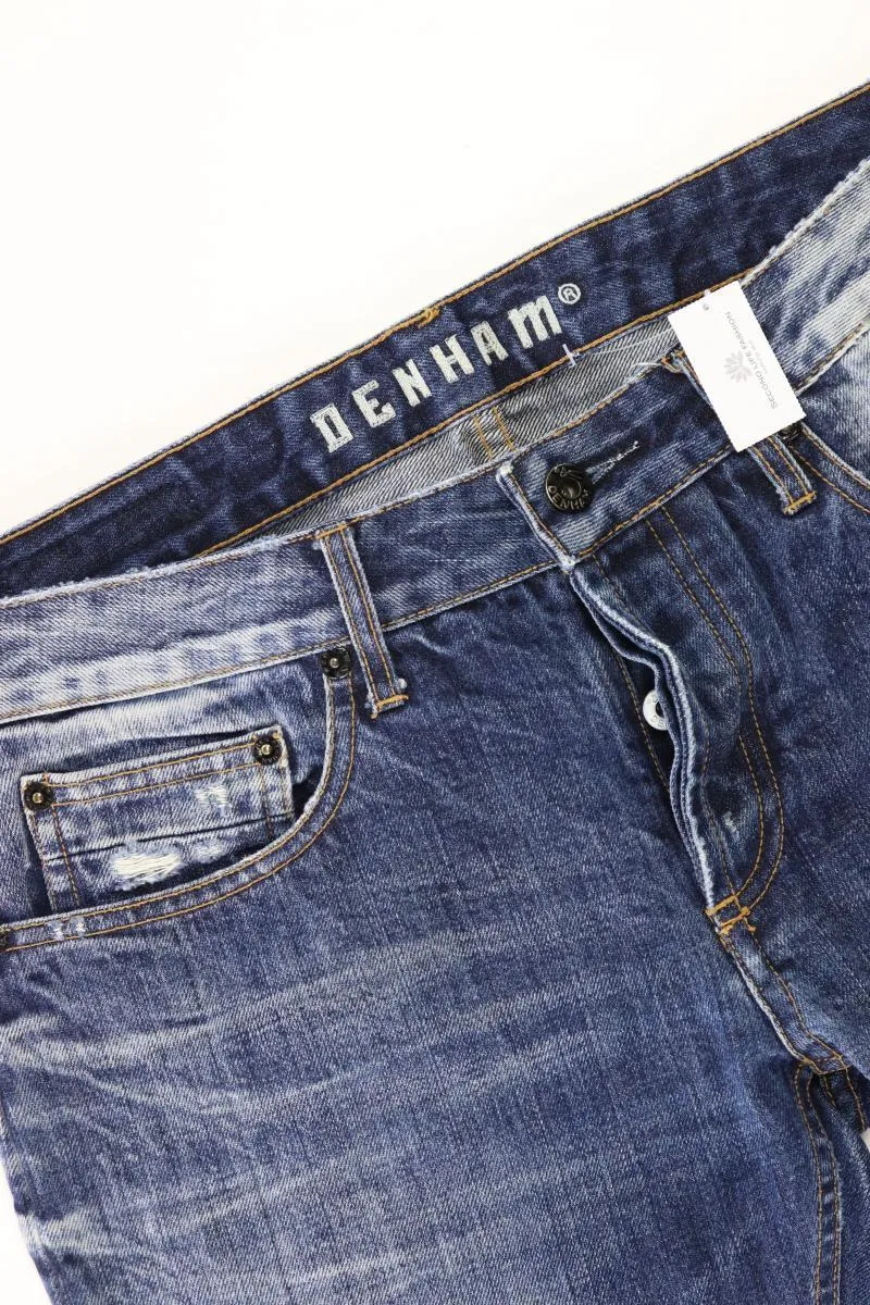 Denham Slim Jeans für Herren Gr. W30/L34 blau aus Baumwolle