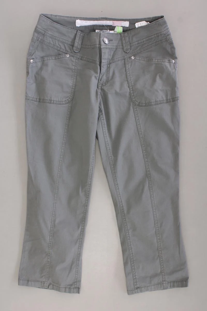 Street One Caprihose Gr. 36 Modell Greta olivgrün aus Baumwolle