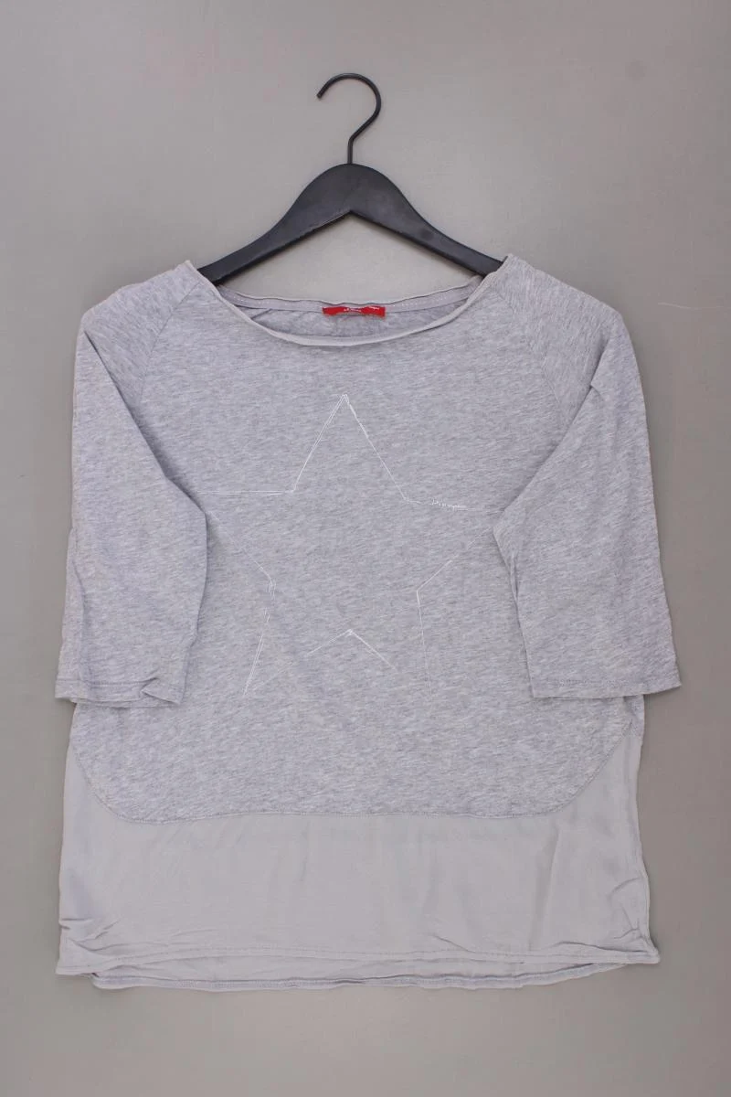 s.Oliver Regular Shirt Gr. 40 3/4 Ärmel grau