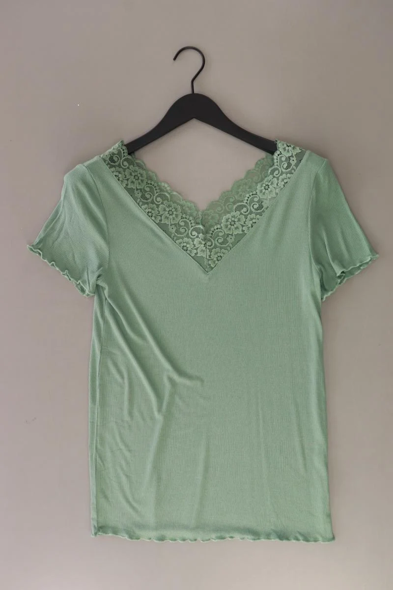 Mama Licious Shirt mit V-Ausschnitt Gr. XL Kurzarm grün