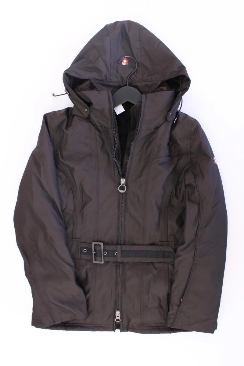 Wellensteyn Jacke Modell Zermatt Gr. S mit Gürtel braun aus Polyamid