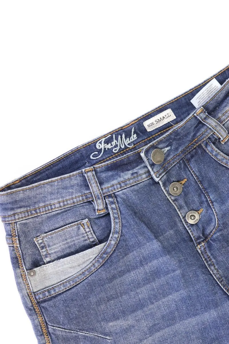 Fresh Made Jeansshorts Gr. S blau aus Baumwolle