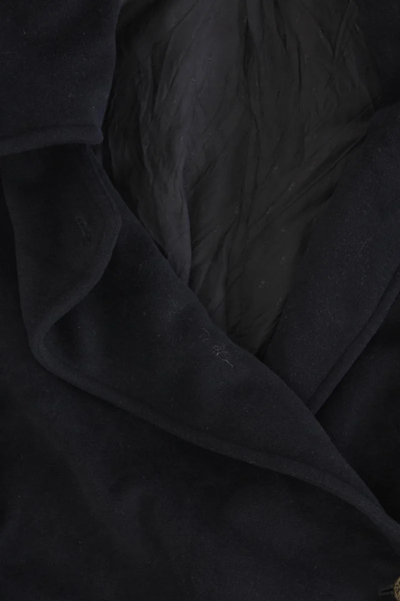 Jobis Mantel aus Angora Gr. Kurzgröße 24 Vintage schwarz