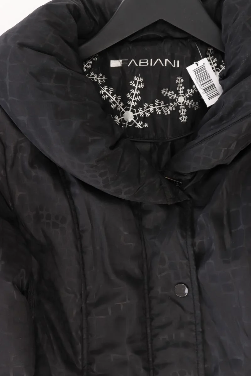 FABIANI Kapuzenjacke Gr. 40 schwarz aus Polyester