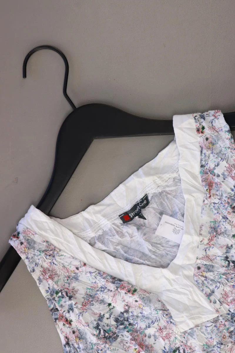 Street One Trägertop Gr. 34 mit Blumenmuster mehrfarbig aus Polyester