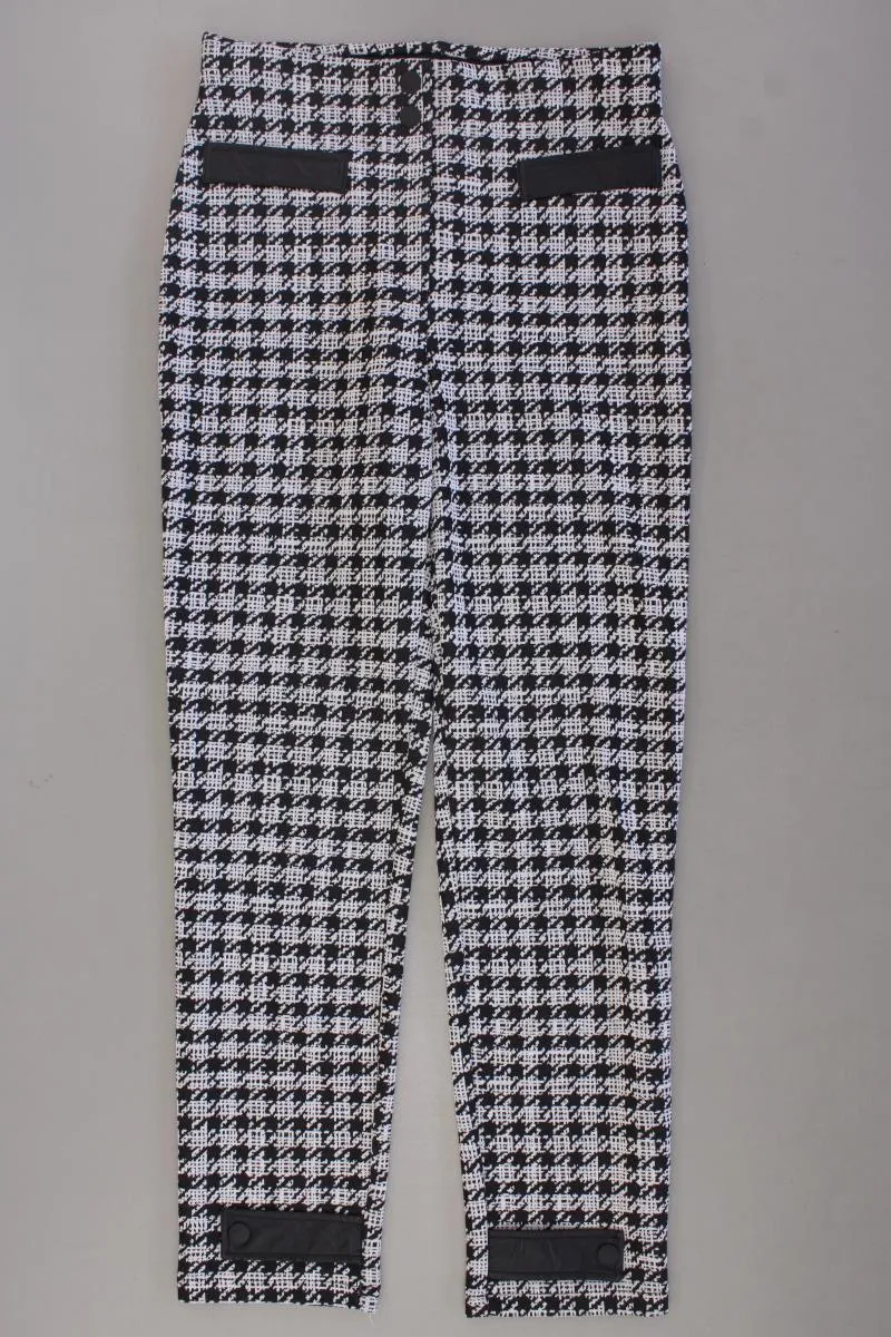 Rinascimento Stoffhose Gr. L hahnentritt neuwertig schwarz aus Polyester