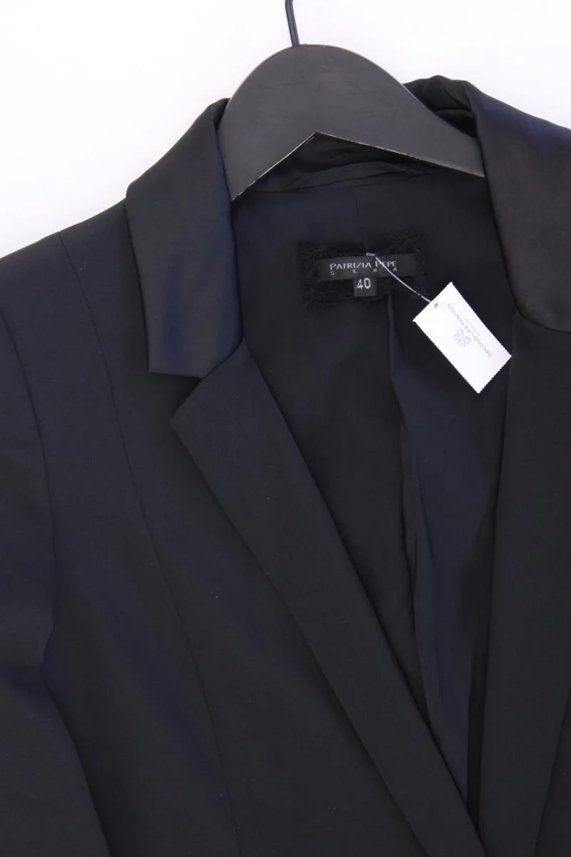 Patrizia Pepe Classic Blazer Gr. IT 40 (XS) neuwertig schwarz aus Viskose