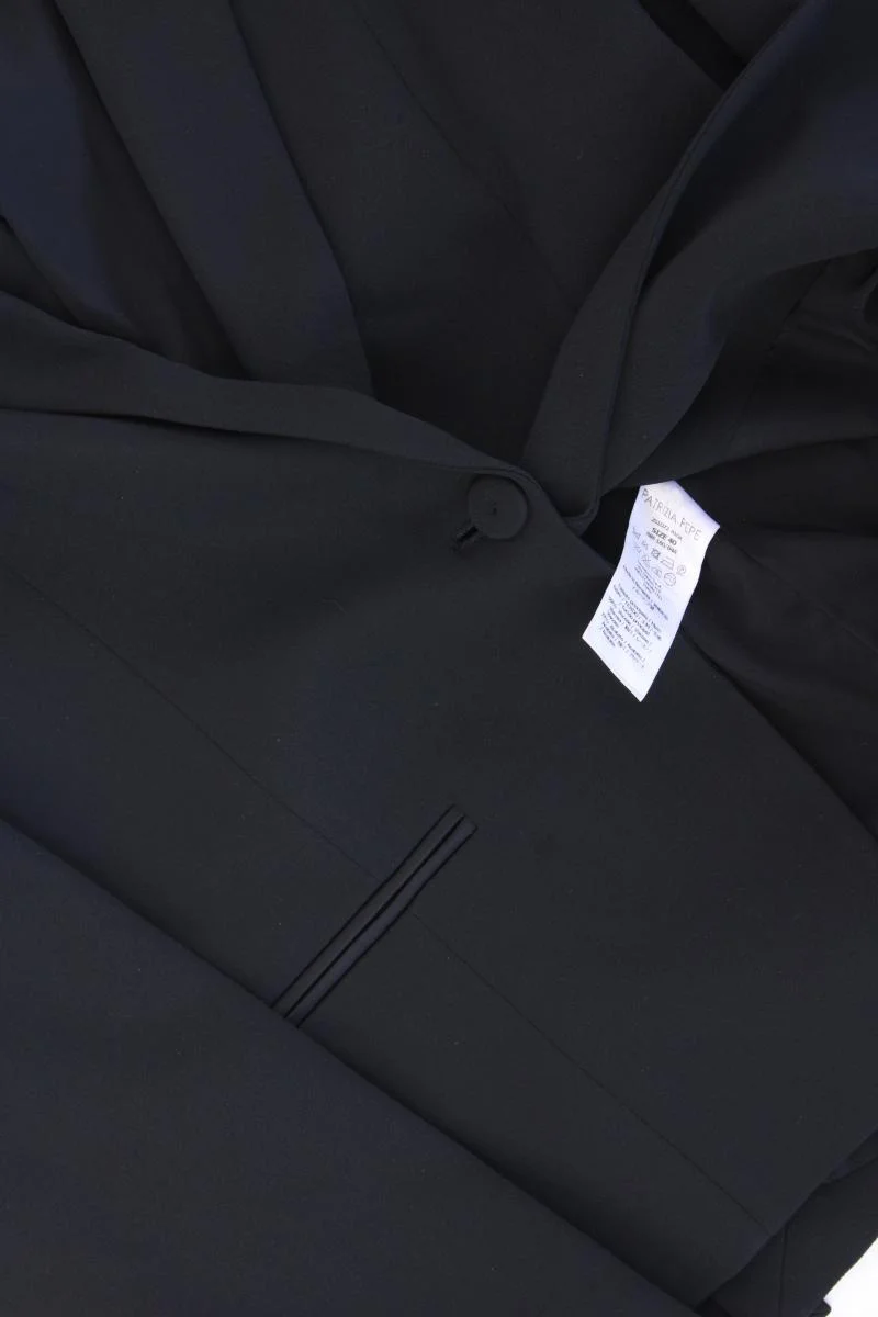 Patrizia Pepe Classic Blazer Gr. IT 40 (XS) neuwertig schwarz aus Viskose