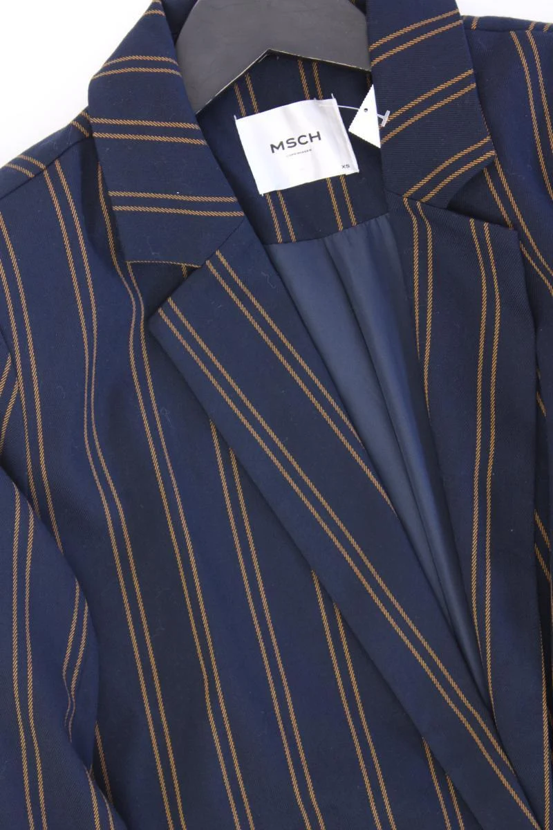 MSCH Copenhagen Longblazer Gr. XS gestreift blau aus Polyester