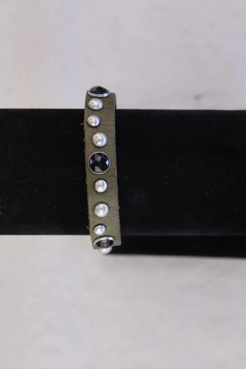 Armband olivgrün